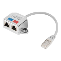 ADAPTADOR LANBERG SPLITTER ETHERNET FTP RJ45 A 2X RJ45