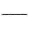 PATCH PANEL LANBERG CAT6 UTP 24 PUERTOS 05U RACK 19 NEGRO