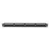 PATCH PANEL LANBERG CAT5E UTP 24 PUERTOS 1U RACK 19 NEGRO