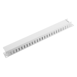 ORGANIZADOR DE CABLES LANBERG METALICO 1U TIPO A RACK 19 GRIS