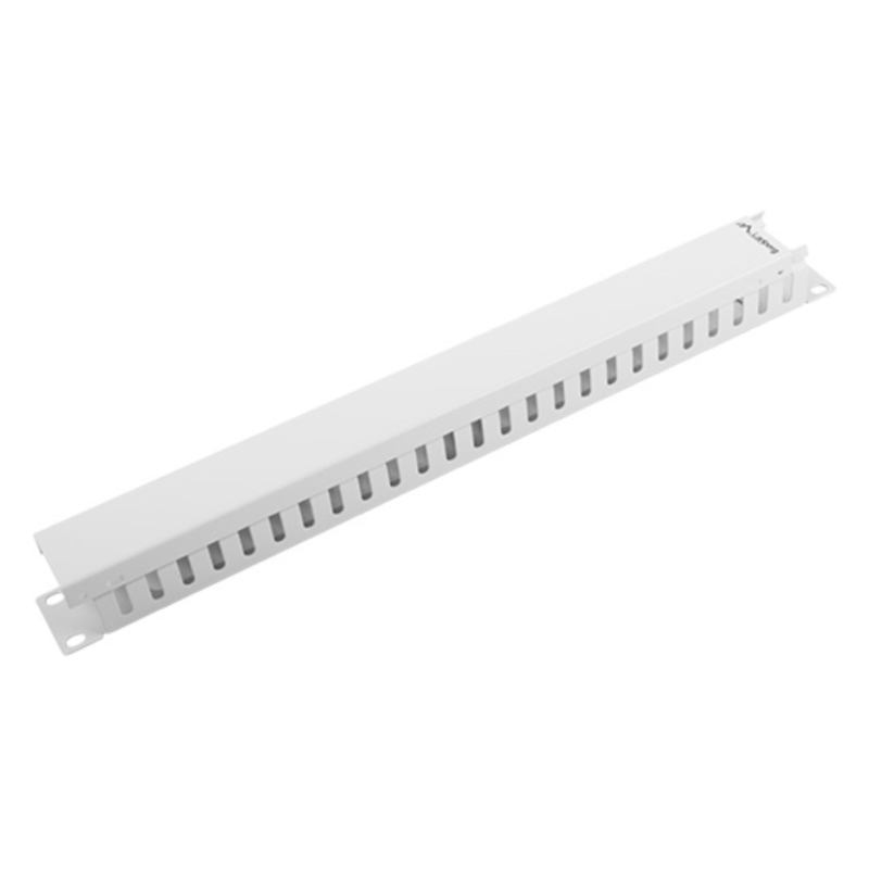 ORGANIZADOR DE CABLES LANBERG METALICO 1U TIPO A RACK 19 GRIS