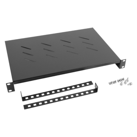 BANDEJA LANBERG FIJA 1U 483X300MM HASTA 25KG RACK DE 19 NEGRO