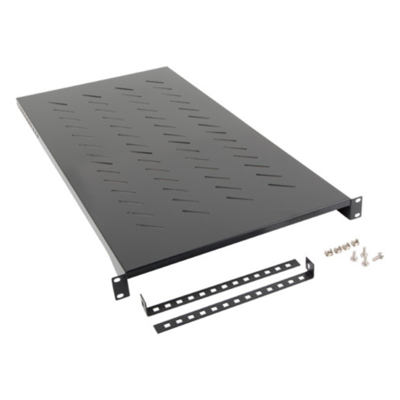 BANDEJA LANBERG FIJA 1U 483X900MM HASTA 25KG RACK 19 NEGRO