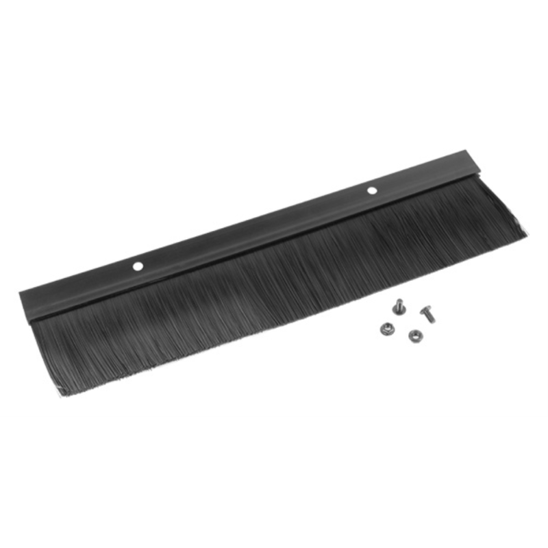 PANEL CEPILLO PARA ENTRADA CABLE RACK 19 NEGRO