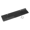 PANEL CEPILLO PARA ENTRADA CABLE RACK 19 NEGRO