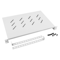 BANDEJA FIJA LANBERG 1U 483X300 MM HASTA 25KG DE 19 GRIS