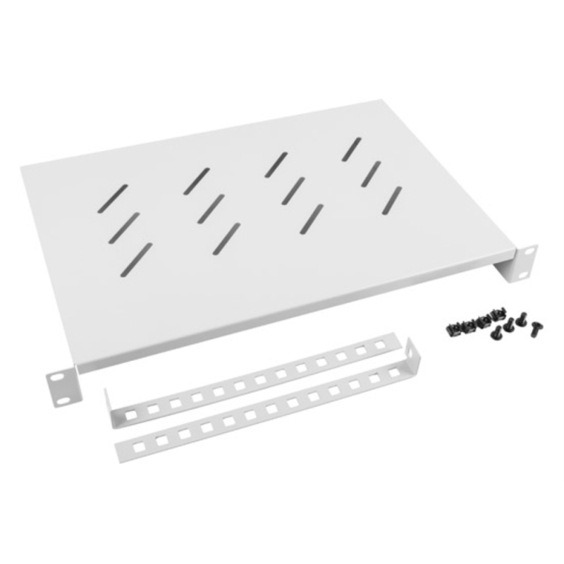 BANDEJA FIJA LANBERG 1U 483X300 MM HASTA 25KG DE 19 GRIS