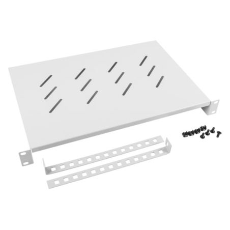 BANDEJA FIJA LANBERG 1U 483X300 MM HASTA 25KG DE 19 GRIS