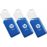 USB 31 HP 32GB X755W PACK DE 3 AZUL