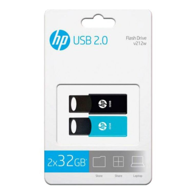 USB 20 HP 32GB X 2 TWIN