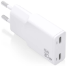 CARGADOR AISENS GAN ULTRA DELGADO 30W 2XUSB C PD30 QC40 BLANCO