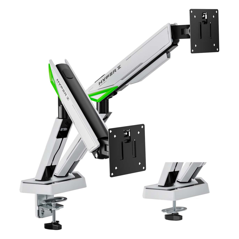 SOPORTE AISENS MESA GAMING CONTRAPESO MONITOR 3 PIV 2 BRAZOS 17 38