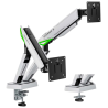 SOPORTE AISENS MESA GAMING CONTRAPESO MONITOR 3 PIV 2 BRAZOS 17 38
