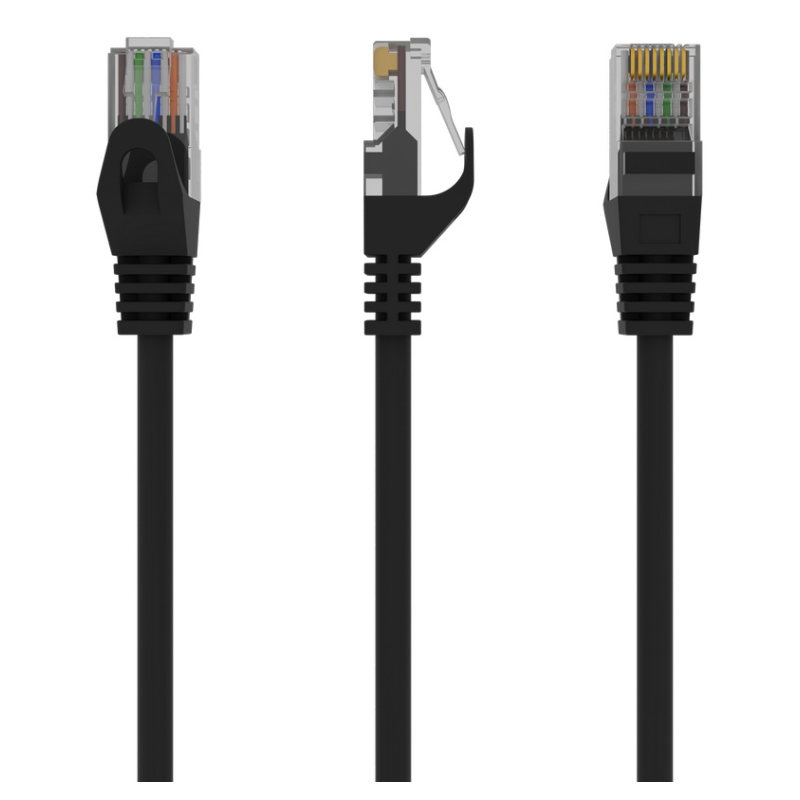 CABLE RED UTP GEMBIRD CAT 6 NEGRO 05M