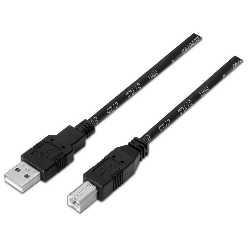 CABLE AISENS USB 20 IMPRESORA TIPO A M B M NEGRO 18M