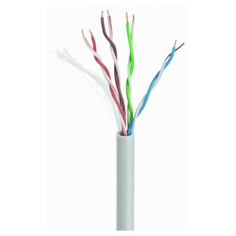 GEMBIRD CABLE RED UTP CAT5E CCA PREMIUM SOLIDO 100 M