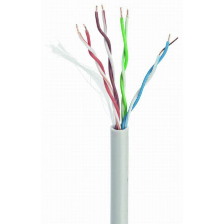 GEMBIRD CABLE RED UTP CAT5E CCA PREMIUM SOLIDO 100 M