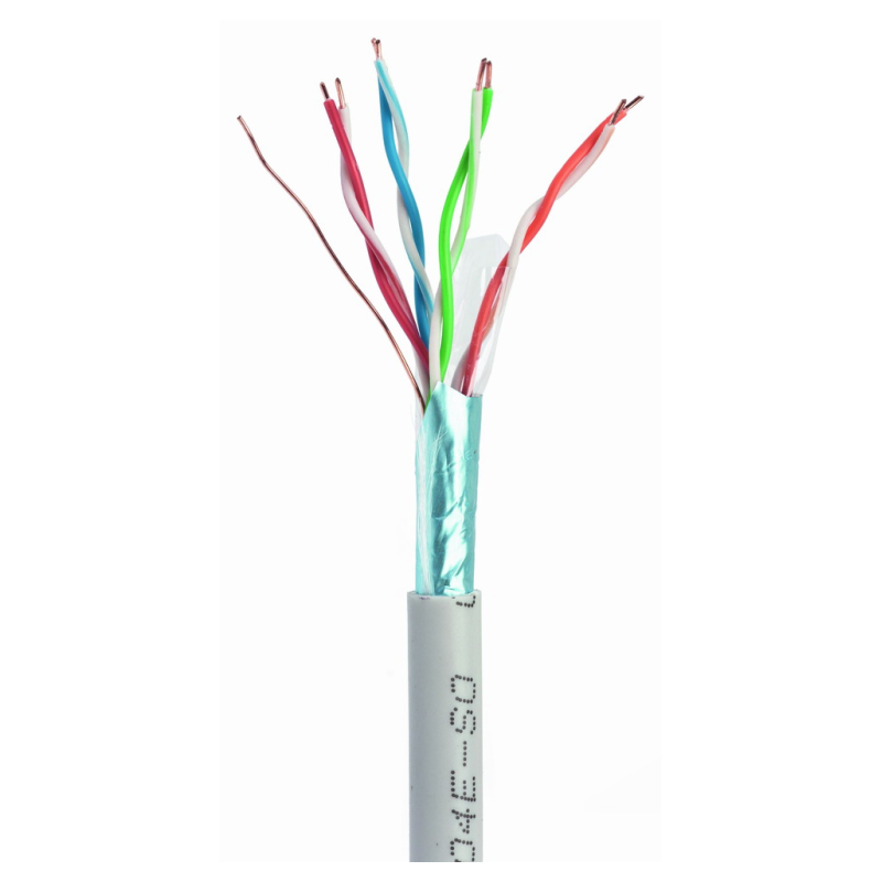 CABLE RED FTP GEMBIRD CAT5E CCA PREMIUM SOLIDO 100 M