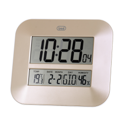 RELOJ PARED TREVI OM 3520 D DIGITAL PANTALLA GRANDE 27 CM BRONCE