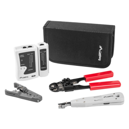MALETIN HERRAMIENTAS LANBERG NETWORK Y TESTER