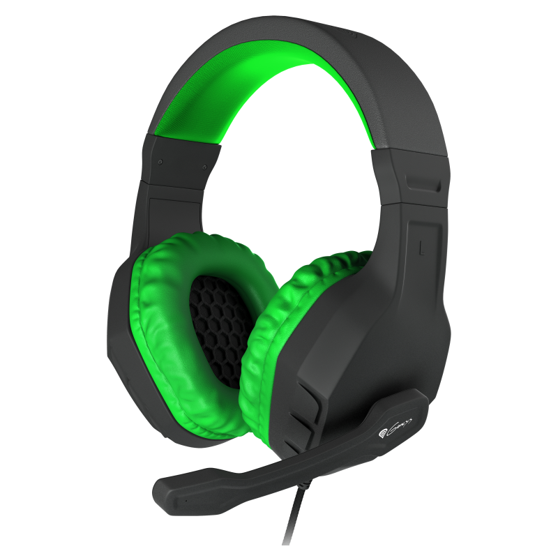 AURICULARES GAMING GENESIS ARGON 200 20 MINI JACK NEGRO VERDE