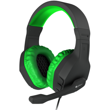 AURICULARES GAMING GENESIS ARGON 200 20 MINI JACK NEGRO VERDE