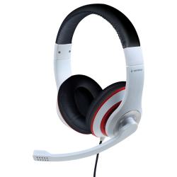 AURICULARES GEMBIRD MICROFONO CONTROL VOL BLANCO NEGRO ALAMBRICO