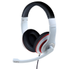 AURICULARES GEMBIRD MHS 03 WTRDBK BLANCO NEGRO ROJO MICROFONO ALAMBRICO JACK