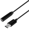 CONVERSOR AISENS USB C A AUDIO USB C M JACK 35 H 15CM