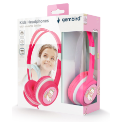 AURICULARES GEMBIRD MHP JR PK INFANTIL ROSA ALAMBRICO JACK 35MM