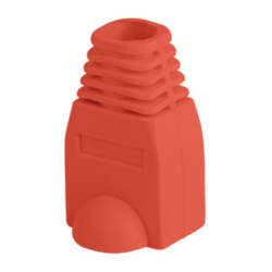 FUNDA PROTECTOR LANBERG CONECTOR RJ45 PACK 100 UDS ROJO