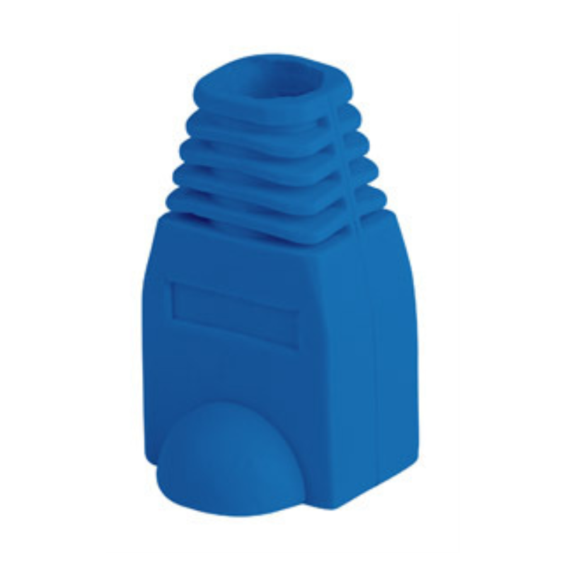 FUNDA PROTECTOR LANBERG CONECTOR RJ45 PACK 100 UDS AZUL