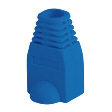 FUNDA PROTECTOR LANBERG CONECTOR RJ45 PACK 100 UDS AZUL