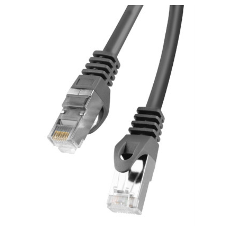 CABLE RED LANBERG LATIGUILLO CAT6 FTP 5M NEGRO FLUKE PASSED