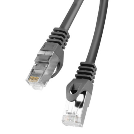 CABLE RED LANBERG LATIGUILLO CAT6 FTP 5M NEGRO FLUKE PASSED