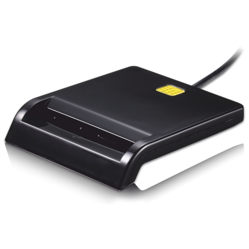 LECTOR TARJETAS EXTERNO TARJETAS INTELIGENTES Y DNIe TOOQ TQR 210B NEGRO