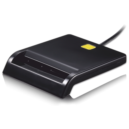 LECTOR TARJETAS EXTERNO TARJETAS INTELIGENTES Y DNIe TOOQ TQR 210B NEGRO