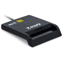 LECTOR DE TARJETAS EXTERNO TOOQ TQR 211B DNIE SIM USB C NEGRO
