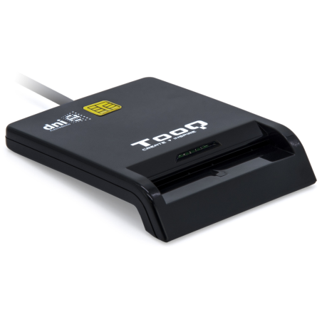 LECTOR DE TARJETAS EXTERNO TOOQ TQR 211B DNIE SIM USB C NEGRO