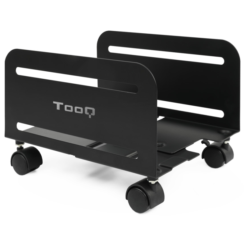 SOPORTE PARA CPU DE SUELO CON RUEDAS TOOQ UMCS0004 B NEGRO