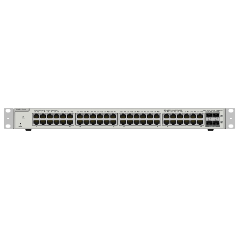 SWITCH RUIJIE REYEE RG NBS5200 48GT4XS GIGALAN 48p SFP 4p L3 GESTIONABLE