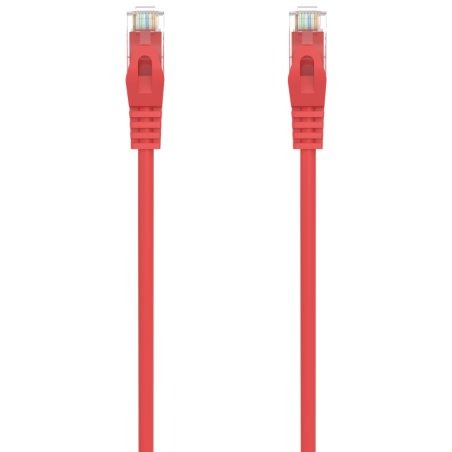 CABLE RED AISENS LATIGUILLO RJ45 LSZH CAT6A UTP AWG24 30CM ROJO