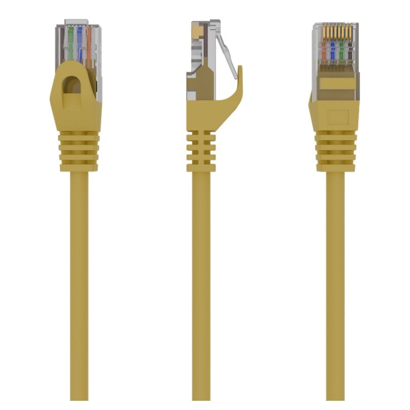 CABLE RED GEMBIRD UTP CAT6 05M AMARILLO