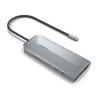 USB C DOCK AISENS 12 EN 1 2xHDMI 4K RJ45 3xUSB A 2xUSB C 1xUSB C PD 15CM