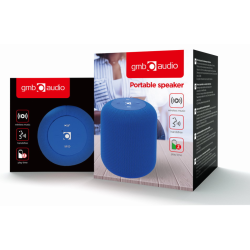 ALTAVOZ GEMBIRD 5W BLUETOOTH CON MICRO AZUL