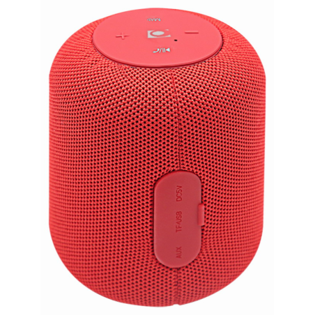 ALTAVOZ GEMBIRD 5W BLUETOOTH CON MICRO ROJO