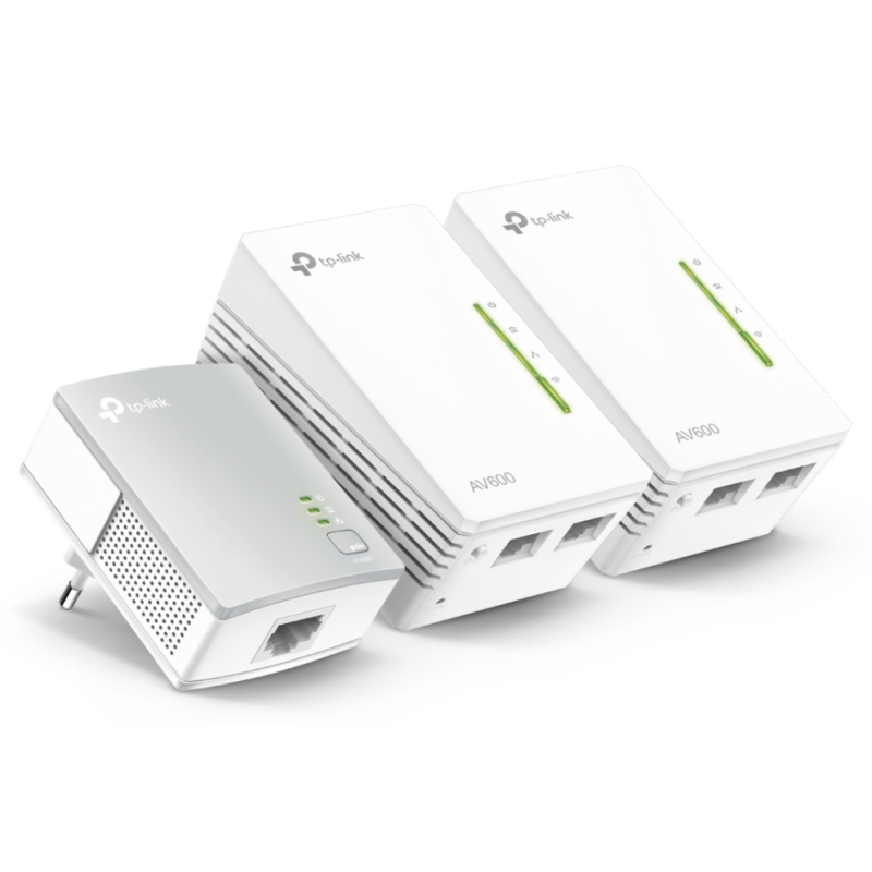 POWERLINE WIFI TP LINK AV600 KIT 3UDS 2 PORT