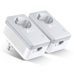 POWERLINE TP LINK AV600 KIT 2 UDS 1 PORT CON ENCHUFE