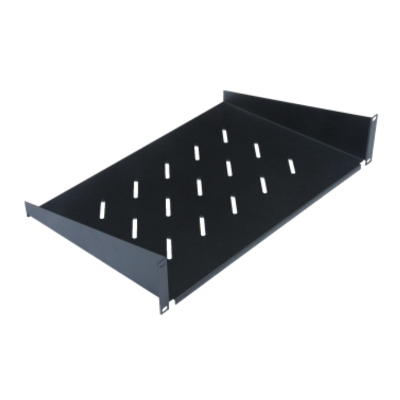 ESTANTE FIJO WP 1U PROFUNDIDAD 350 MM NEGRO RAL9005 2 PUNTOS DE ANCLAJE