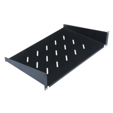 ESTANTE FIJO WP 1U PROFUNDIDAD 350 MM NEGRO RAL9005 2 PUNTOS DE ANCLAJE